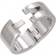 Picture of 14kt White 09.00 08.00 mm Superfit Shank