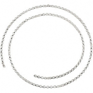 Picture of Sterling Silver BULK BY INCH Polished STER SILVER BULK ROLO CHAIN