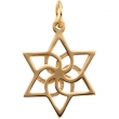 STER 16.50X14.75 MM P STAR OF DAVID