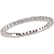 Picture of Platinum SIZE 07.00 1/2 CT TW Polished DIAMOND ETERNITY BAND