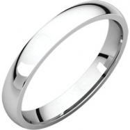Picture of 18kt White 03.00 mm Light Comfort Fit Band