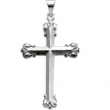 Sterling Silver 34.50X23.50 MM Polished CROSS PENDANT