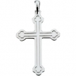 Sterling Silver 32.00X22.00 MM Polished CROSS PENDANT