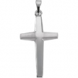Sterling Silver 23X14.00 MM Polished CROSS PENDANT