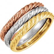 Picture of 14kt Yellow SINGLE Polished BAND