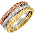 14kt Yellow SINGLE Polished BAND