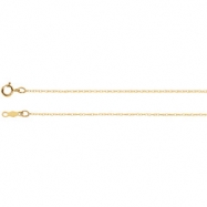 Picture of 14kt White 18 INCH Polished LASERED TITAN GOLD ROPE CHAIN