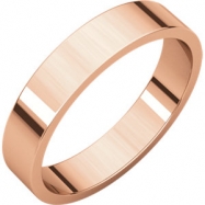 Picture of 14kt Rose 04.00 mm Flat Band