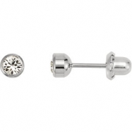 Picture of 04.00 MM Polished TITANIUM BEZEL SET CRYSTAL