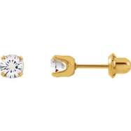 Picture of YP .05.00 MM P CRYSTAL EARRING