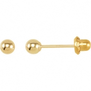 Picture of 14KY 04.00 MM P INVERNESS BALL LONG POST EARRI