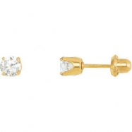 Picture of YP EARRING P SOLITAIRE CUBIC ZIRCONIA PIE