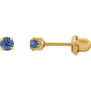 Picture of YP SEPTEMBER 03.00 MM P SOLITAIRE BIRTHSTONE EARRING