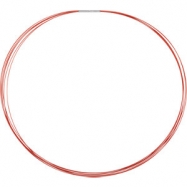 Picture of Stainless Steel 18.00 INCH Polished ORNGE COAT CBLE CH W/14KW CLSP