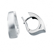 Picture of Sterling Silver PAIR Polished HINGED EARRING