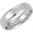 14kt White 6.5 06.00 mm Design Band