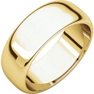 Picture of 10kt Yellow 07.00 mm Half Round Band