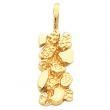 14KY PENDANT P NUGGET PENDANT