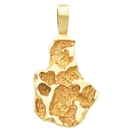 Picture of 14KY PENDANT P NUGGET PENDANT
