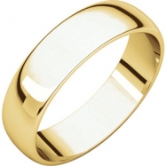 Picture of 10kt Yellow 05.00 mm Light Half Round Band