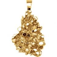 Picture of 14KY PENDANT P NUGGET PENDANT