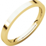 Picture of 14kt Yellow 02.00 mm Flat Comfort Fit Band