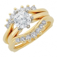 Picture of 14KY 1/2 CT TW P DIAMOND RING GUARD