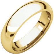 Picture of 14kt Yellow 05.00 mm Comfort Fit Band