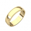 14kt Yellow 05.00 mm Light Milgrain Band
