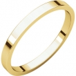 14kt Yellow 02.00 mm Flat Band