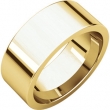14kt Yellow 08.00 mm Flat Comfort Fit Band