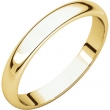 14kt Yellow 03.00 mm Half Round Band