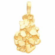 Picture of 10KY PENDANT P NUGGET PENDANT