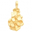 14KY PENDANT P NUGGET PENDANT