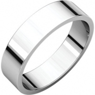 Picture of 10kt White 05.00 mm Flat Band
