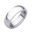 14kt White 06.00 mm Heavy Comfort Fit Band