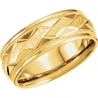 14kt Yellow Band 11.00 NONE Complete No Setting Polished DUO BAND