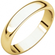 Picture of 10kt Yellow 04.00 mm Half Round Band
