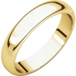 18kt Yellow 04.00 mm Half Round Band
