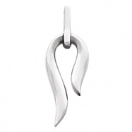 Picture of 14kt White Polished Metal Fashion Pendant