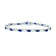 Sapphire & diamond bracelet