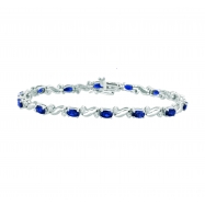 Picture of Sapphire & diamond bracelet