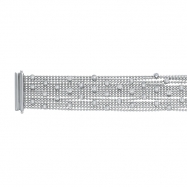 Picture of Diamond Bezel Bracelet, 14K White Gold