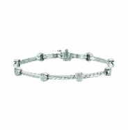 Picture of Diamond round bracelet