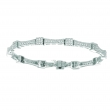 Diamond square bracelet