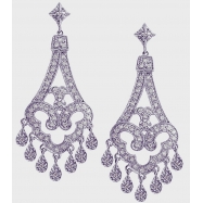 Picture of Diamond chandelier earrings