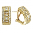 Diamond Earrings 14K Yellow Gold