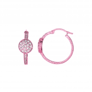 Picture of Diamond hoop earrings