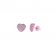 Picture of Diamond heart earrings