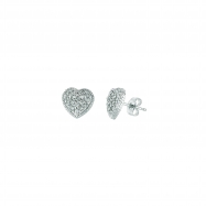 Picture of Diamond heart earrings